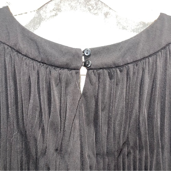 Melrose Social Black Silver Handkerchief Cocktail Party Dress Size 18 - Picture 9 of 13
